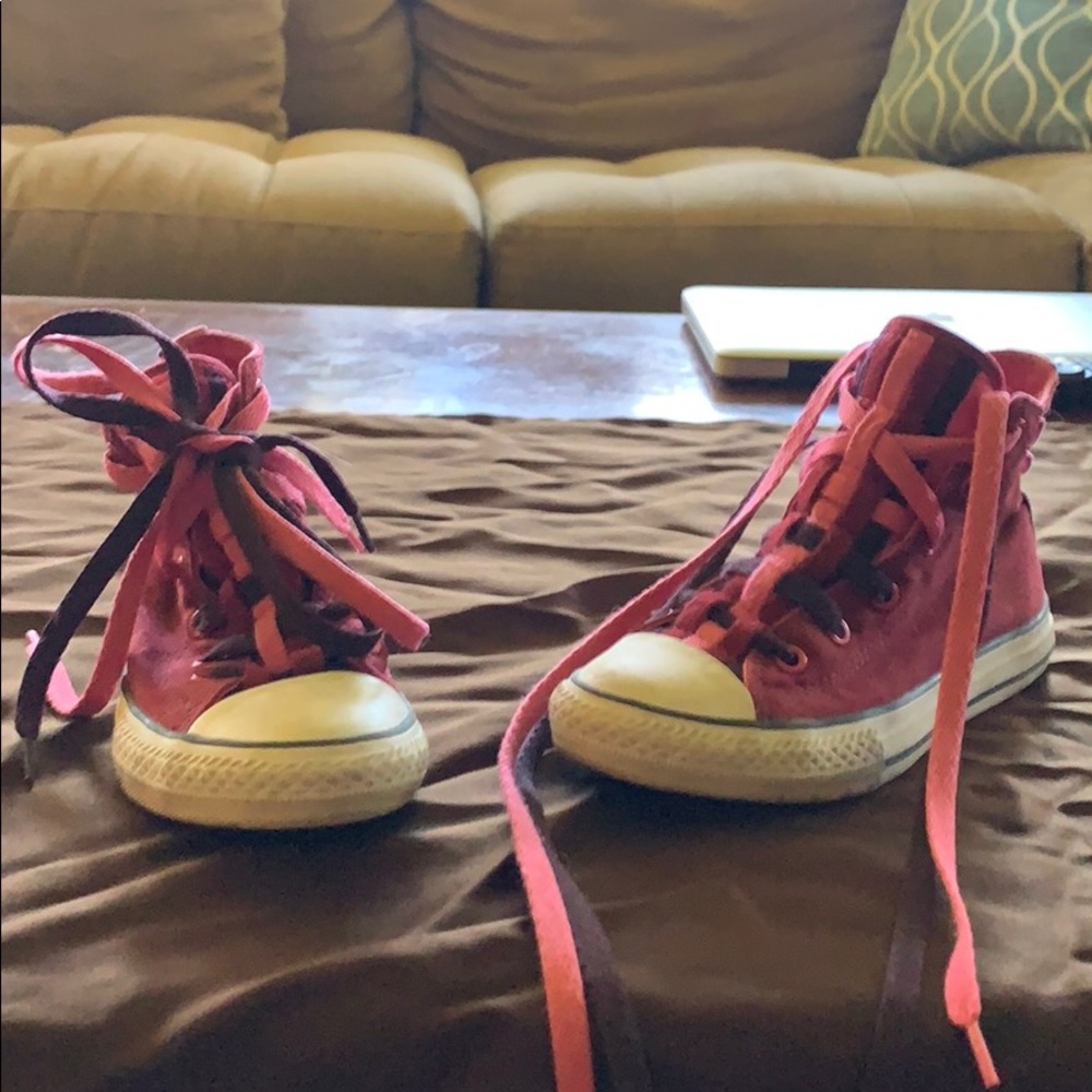 Pink, White, Grape Chuck Taylors